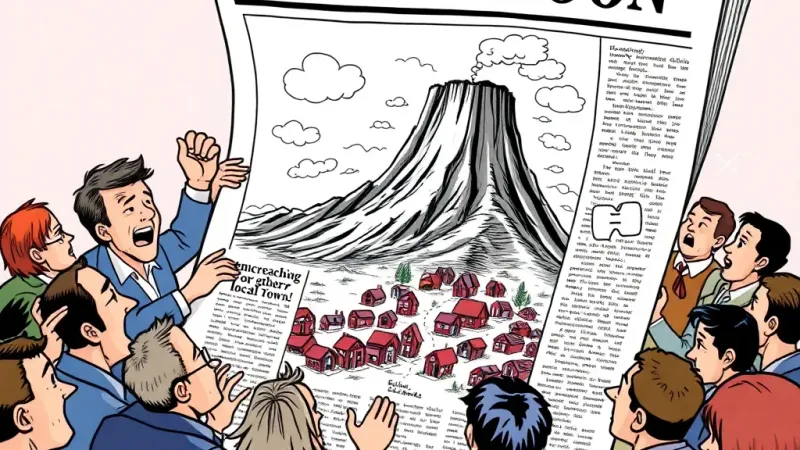 Satirical Brush Strokes Fuel Mine Expansion Row