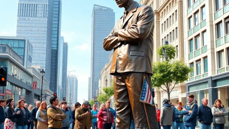 Banksy's Ironic Bronze Provokes London