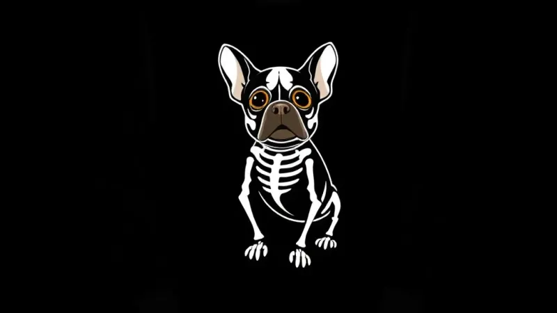 Halloween Fashion Surge: Frenchie Skeletons Rule Runway