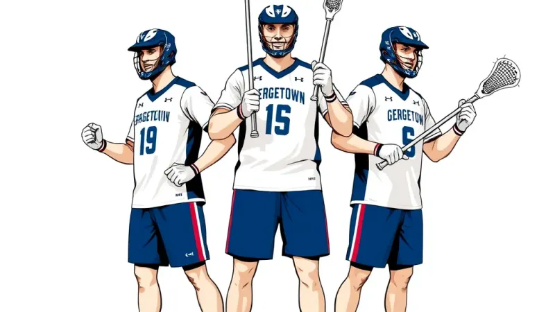 Georgetown Lacrosse: 3 All-Americans, World Stops!