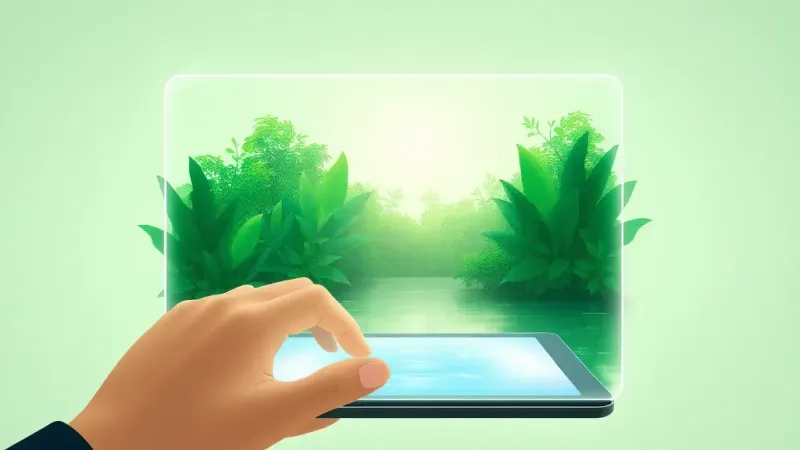 Green World Image: Telehealth's AI Nature Cure Arrives