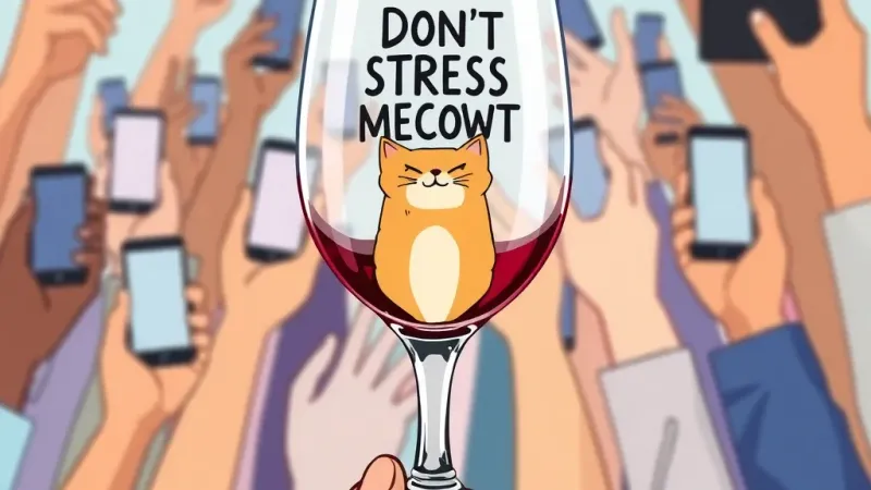 Viral Cat Goblet: Your New Life Purpose