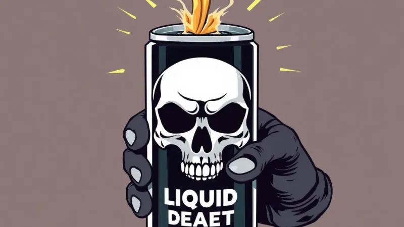 Liquid Death Taps Vought PR for "Sparkling" Energy
