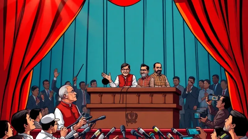 India Press Conference Satire Unmasks Media Circus