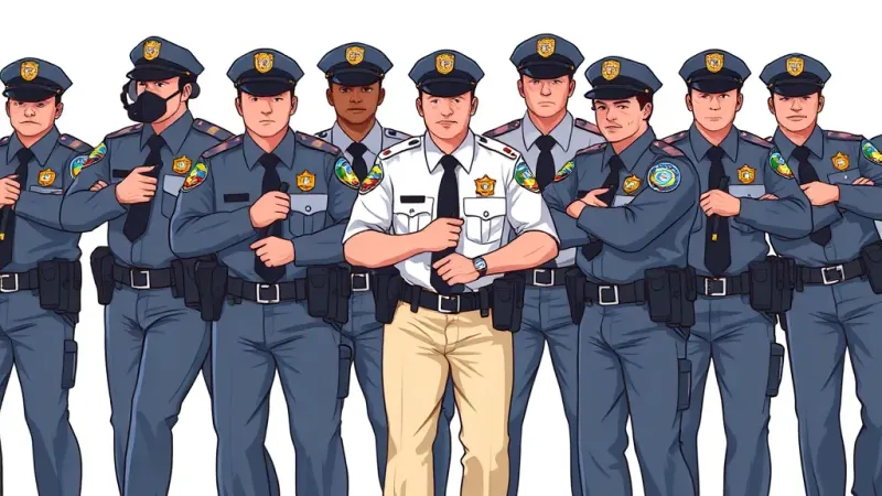 South Jersey Police Drill: Donut Unity Achieved
