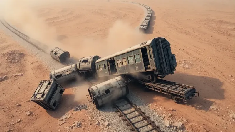 Train Derailment: Exciting New Commute Option Debuts