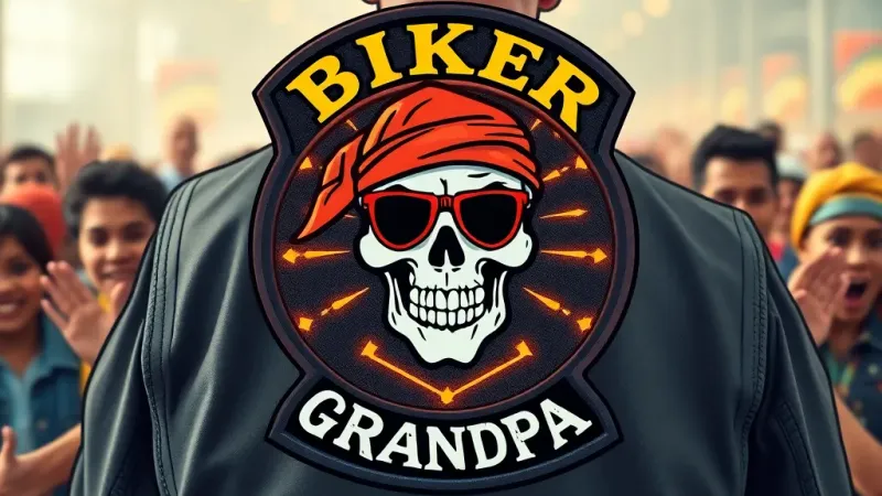 Biker Grandpa Patch: Absurd Cultural Phenomenon