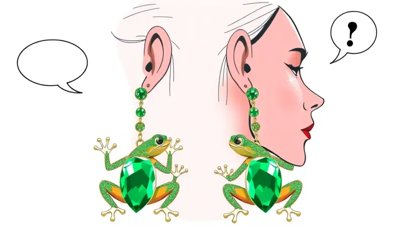 Frog Earrings Divide Nation: Style Icon or Hoax?