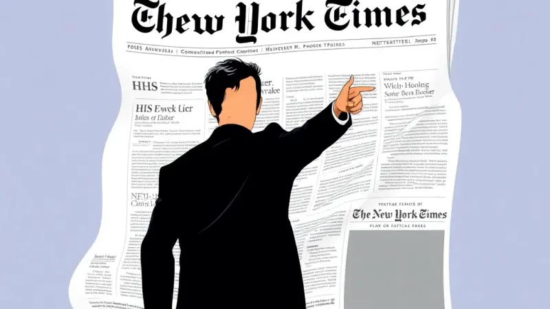 RFK Jr. Blasts NYT HHS, Gray Lady's Halo Slips