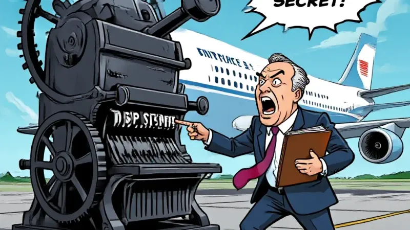 Air Force One Security: Printing Press Is a Top Threat